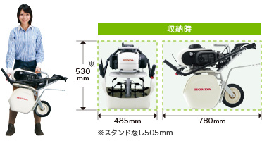 ガス耕運機(管理機)　ピアンタ　レンタル　沖縄